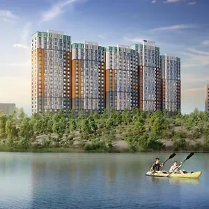 прекрасная квартира на берегу озера в жк Laketown Алматы